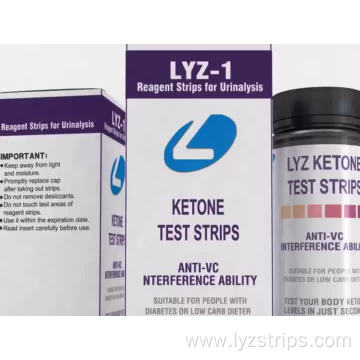 LYZ ketone test strips with approval